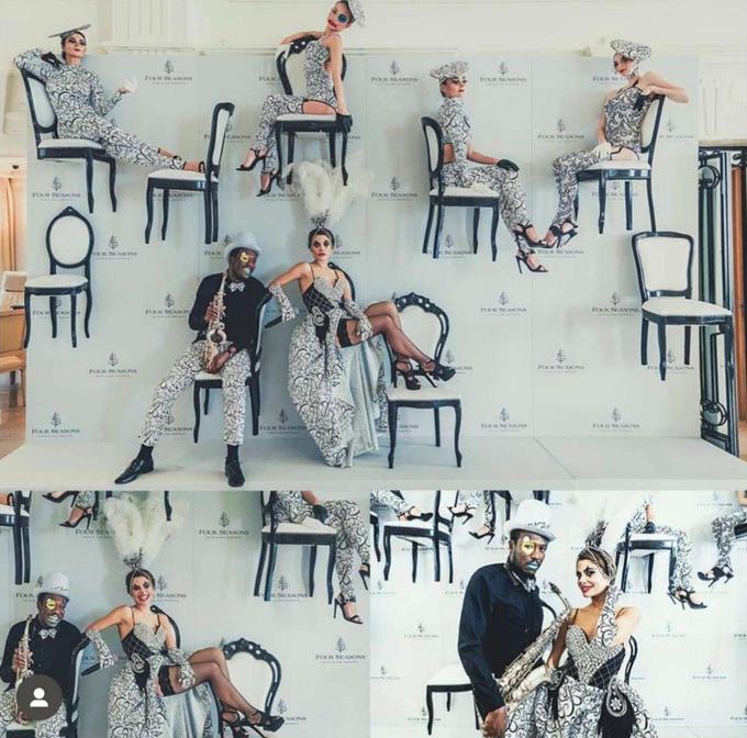 Musical wall installation